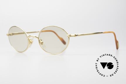 Cartier Sorbonne Ovale Luxus Vintagebrille 90er, "Sorbonne" = Synonym für die Pariser Universität, Passend für Herren und Damen