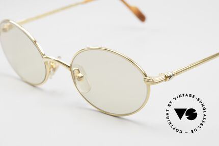 Cartier Sorbonne Ovale Luxus Vintagebrille 90er, Mineralgläser (verdunkeln bei Sonne automatisch), Passend für Herren und Damen