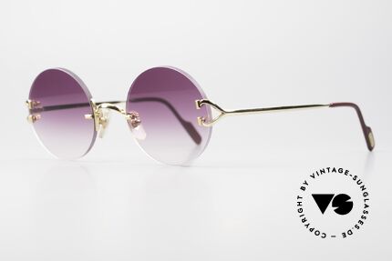 Cartier Madison Limited Einzelstück Customized Violett, ein EINZELSTÜCK mit Gläsern in violett-Verlauf, Passend für Herren und Damen