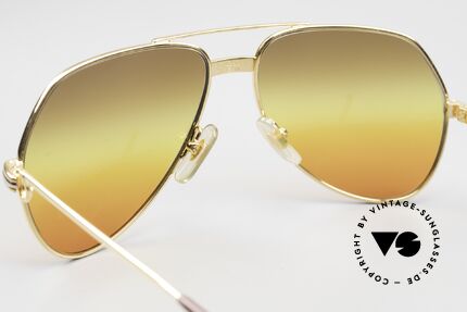 Cartier Vendome LC - S 80er Sonnenbrille Tricolored, KEINE Retrobrille, sondern ein altes vintage ORIGINAL, Passend für Herren und Damen