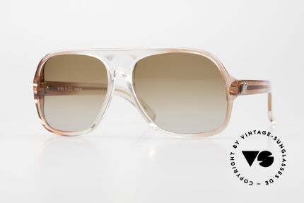 Nina Ricci 0123 Signoricci 70er Herren Sonnenbrille, Nina Ricci Herren-Designersonnenbrille von 1970, Passend für Herren