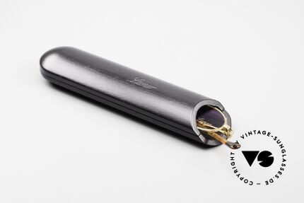 Lunor Wooden Sliding Case - A Holzetui Steck Schwarz Size A, daher nur für Modelle mit Höhe max. 28mm passend, Passend für Herren und Damen