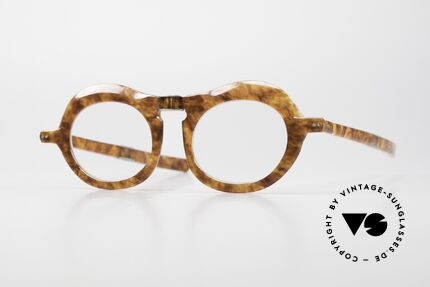 France Folding 60's Oval Identisch Pierre Cardin Brille, alte Faltbrille, 60er Jahre, made in France, Passend für Herren und Damen
