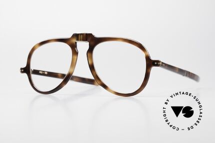 France Folding 60's Aviator Identisch Pierre Cardin Brille, alte Faltbrille, 60er Jahre, made in France, Passend für Herren und Damen