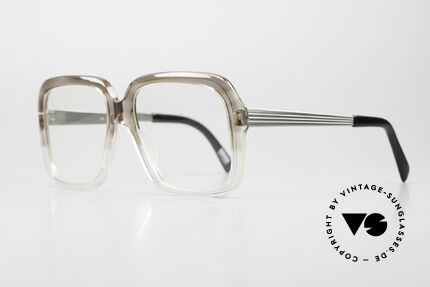 Zeiss 4055 West Germany Brille Echt 80er, grau-transparent (typisch 1970er/80er Mode), Passend für Herren
