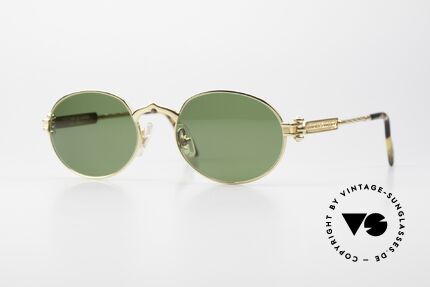 Philippe Charriol 91CP Ovale 80er Luxus Sonnenbrille, 1980er Insider Sonnenbrille für Luxus-Liebhaber, Passend für Herren und Damen