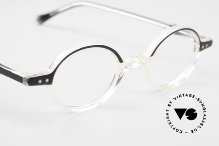 Lunor Mod 42 Echte 90er Brille Kristall Azetat, Lunor Brille kommt mit einem neuen orig. Lunor-Etui, Passend für Herren und Damen