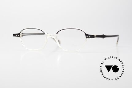 Lunor Mod 46 Alte 90er Brille Kristall Azetat Details