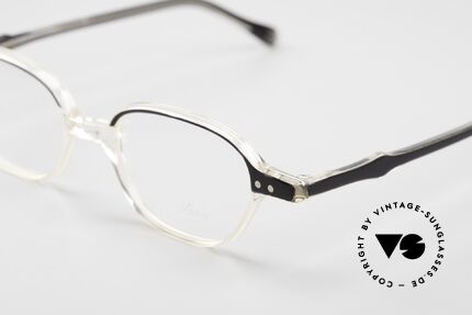 Lunor Mod 46 Alte 90er Brille Kristall Azetat, eine zeitlose Damen- u. Herrenbrille gleichermaßen, Passend für Herren und Damen
