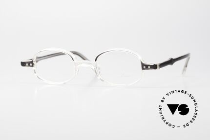 Lunor Mod 40 Originale 90er Brille Crystal, 90er Jahre Lunor Brille; Mod. 40, made in Germany, Passend für Herren und Damen