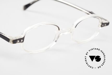 Lunor Mod 40 Originale 90er Brille Crystal, Lunor Brille kommt mit einem neuen orig. Lunor-Etui, Passend für Herren und Damen