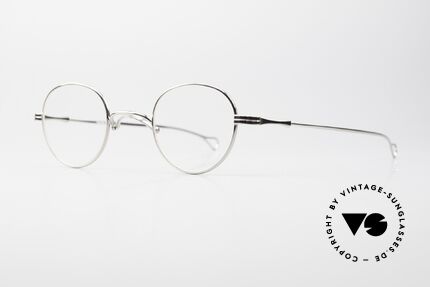 Lunor Swing 32 Panto Vintage Brille Mit Schwing Steg, Schwenksteg: Hommage an die Brillen von ca. 1900, Passend für Herren und Damen