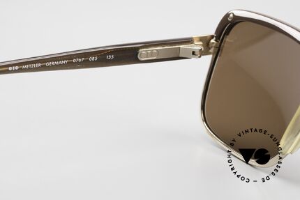 Metzler 0767 70er Jahre Kombibrille Herren, Rahmen ist ebenso für optische Gläser geeignet, Passend für Herren