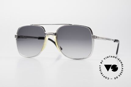 Metzler 0766 Helmut Kohl Vintage Brille 80er, original METZLER Sonnenbrille aus den 1980ern, Passend für Herren