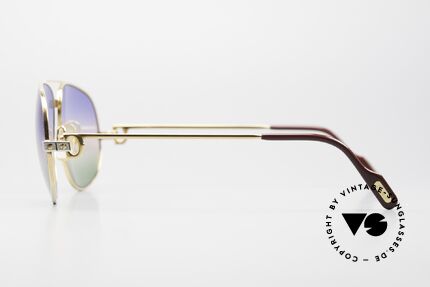 Cartier Romance Santos - XL Luxus Vintage Sonnenbrille 80er, 2. hand, jedoch neuwertiger Zustand (inkl. Cartier Box), Passend für Herren