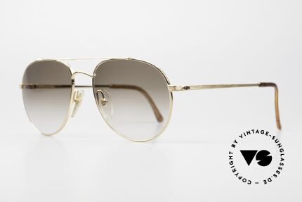 Christian Dior 2488 Alte 80er Pilotensonnenbrille, edle Gläser in braun-Verlauf für 100% UV Schutz, Passend für Herren