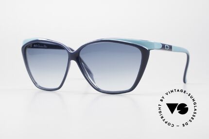 Christian Dior 2324 XXL 80er Damen Sonnenbrille, übergroße Christian Dior XXL Designersonnenbrille, Passend für Damen