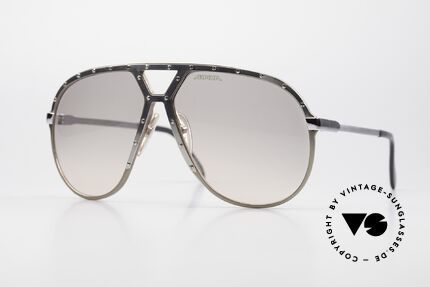 Alpina M1 Sehr Rare Vintage Sonnenbrille, große Alpina Sonnenbrille Gr. 64/14, Aviator Stil, Passend für Herren