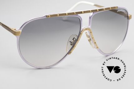 Alpina M1 Limited Edition 80er Brille, LIMITED EDITION in Flieder und Gold; UNIQUE!, Passend für Herren und Damen
