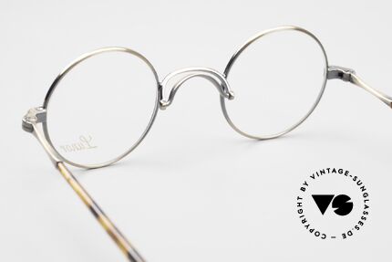 Lunor Swing A 31 Round Vintage Brille In Antik Gold AG, Größe: extra small, Passend für Herren und Damen