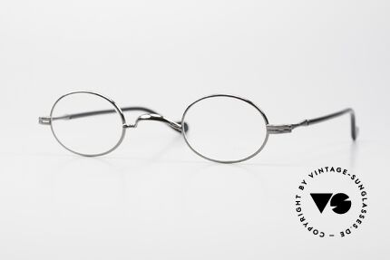 Lunor II A 04 Sehr Kleine Brille Oval Gunmetal, X-kleine ovale Lunor Brille d. alten Lunor "II-A" Serie, Passend für Herren und Damen