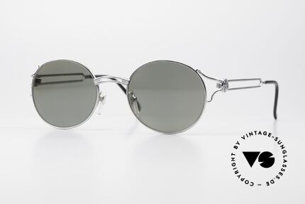 Jean Paul Gaultier 57-6102 Tupac All Eyez On Me Brille, runde vintage Designer-Sonnenbrille von JP GAULTIER, Passend für Herren und Damen