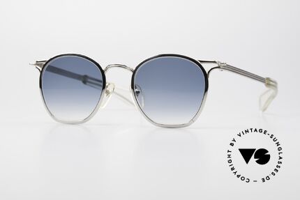 Jean Paul Gaultier 56-0105 Panto Designerbrille Eckig 90er, extrem edle Jean P. Gaultier vintage Sonnenbrille, Passend für Herren