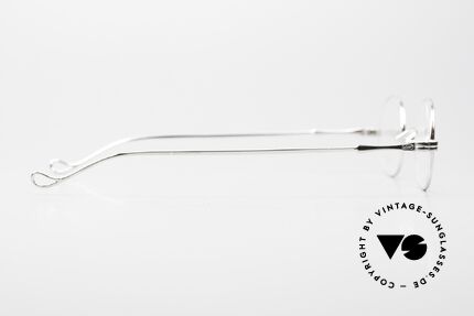 Lunor II 10 Ovale Brille Platin Plattiert, zeitlose Fassung; Unisex-Modell (Damen und Herren), Passend für Herren und Damen