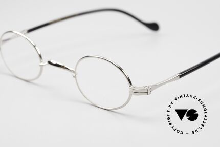 Lunor II A 04 Ovale XS Brille Platin Plattiert, edel, stilvoll, zeitlos = ein wahres LUNOR ORIGINAL, Passend für Herren und Damen