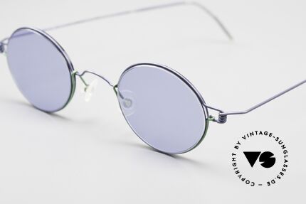 Lindberg Corona Air Titan Rim Runde Titanium Brille Unisex, extrem stabile Fassung, flexibel & elastisch, und nur 3g, Passend für Herren und Damen