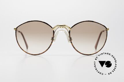 Porsche 5638 - L 90er Sonnenbrille Sattelsteg, hochwertige Metallfassung & anatomischer Sattelsteg, Passend für Herren und Damen