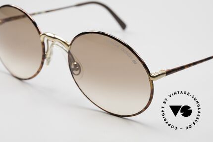 Porsche 5658 - L Runde 90er Sonnenbrille Herren, TOP-Qualität & PD Sonnengläser mit 100% UV Schutz, Passend für Herren