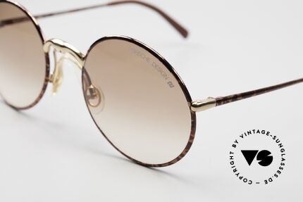 Porsche 5658 - S Runde 90er Sonnenbrille Unisex, TOP-Qualität & PD Sonnengläser mit 100% UV Schutz, Passend für Herren und Damen