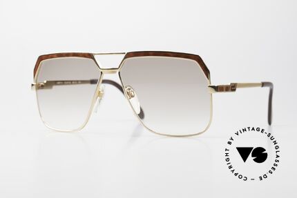 Cazal 719 Rare Alte 80er Brille Vergoldet Details