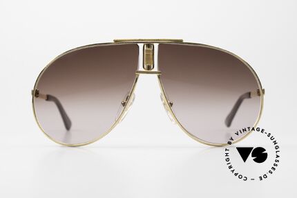 Alpina Quattro Aviator Sonnenbrille Vintage, QUATTRO: legendäres Designerstück in Größe 62-12, Passend für Herren Alpina Quattro Aviator Sonnenbrille Vintage, QUATTRO: legendäres Designerstück in Größe 62-12, Passend für Herren