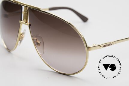Alpina Quattro Aviator Sonnenbrille Vintage, 2. hand Modell, im tollen vintage Zustand + orig. Etui, Passend für Herren Alpina Quattro Aviator Sonnenbrille Vintage, 2. hand Modell, im tollen vintage Zustand + orig. Etui, Passend für Herren