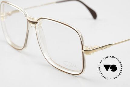 Cazal 629 Alte 80er Hip Hop Brille Herren, fester Bestandteil der US HipHop Szene in den 80ern, Passend für Herren