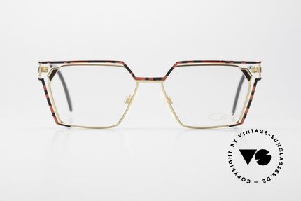 Cazal 250 Old School Hip Hop Brille 90er, kantiges & ausdrucksstarkes Design; Top-Qualität, Passend für Herren und Damen