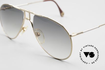 Aigner EA3 Limited 80er Brille Vergoldet, mondäne Gentlemen-Sonnenbrille; kostbar & selten, Passend für Herren