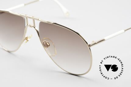 Aigner EA3 Noble 80er Sonnenbrille Leder, mondäne Gentlemen-Sonnenbrille; kostbar & selten, Passend für Herren