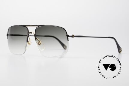 Aigner EA22 90er Brille Nylor Halbrand Men, limitierte Luxus-Sonnenbrille mit Seriennr. 240837, Passend für Herren