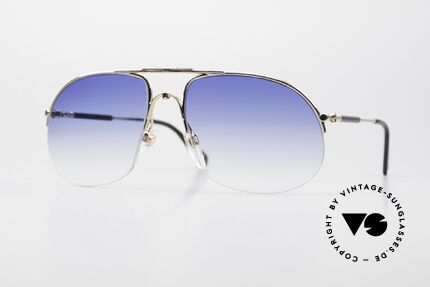Aigner EA21 80er Brille Nylor Halbrand Men Details