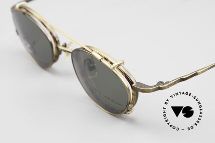 Koh Sakai KS9832 Vintage Brille Mit SonnenClip, aus dem gleichen Werk wie Oliver Peoples und Eyevan, Passend für Herren und Damen