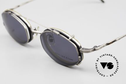 Koh Sakai KS9836 Titanium Brille mit Clip-On, aus dem gleichen Werk wie Oliver Peoples und Eyevan, Passend für Herren und Damen