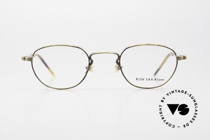 Koh Sakai KS9408 Kleine Brille mit Sonnenclip, Größe: small, Passend für Herren und Damen
