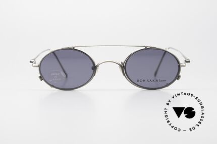 Koh Sakai KS9541 Ovale Brille Made in Japan 90er, Koh Sakai, BADA und OKIO Brillen waren ein Vertrieb, Passend für Herren und Damen