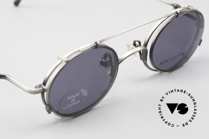 Koh Sakai KS9541 Ovale Brille Made in Japan 90er, entsprechende Top-Qualität; Titan-Rahmen, Gr. 43/22, Passend für Herren und Damen
