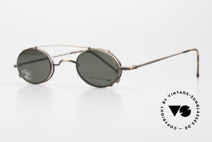 Koh Sakai KS9591 Kleine Ovale Fassung mit Clip, aus dem gleichen Werk wie Oliver Peoples und Eyevan, Passend für Herren und Damen