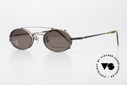 Koh Sakai KS9701 Kleine Titan Fassung mit Clip, aus dem gleichen Werk wie Oliver Peoples und Eyevan, Passend für Herren und Damen