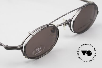 Koh Sakai KS9701 Kleine Titan Fassung mit Clip, entsprechende Top-Qualität mit aufwändigen Gravuren, Passend für Herren und Damen